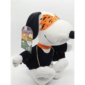 Whitman's Peanuts Snoopy Halloween Plush Bat Costume & Mask 7" New